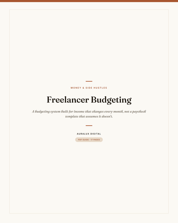 Freelancer Budgeting