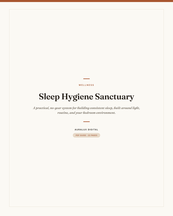 Sleep Hygiene Sanctuary
