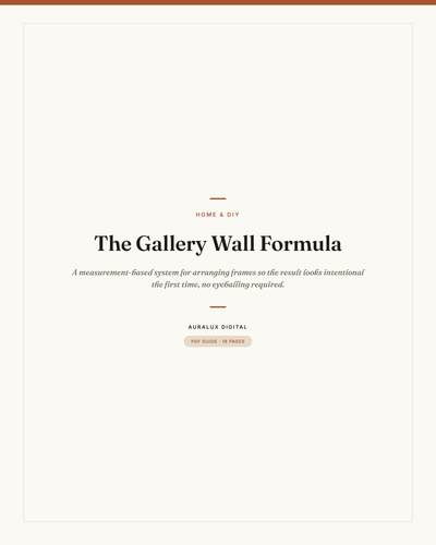 The Gallery Wall Formula