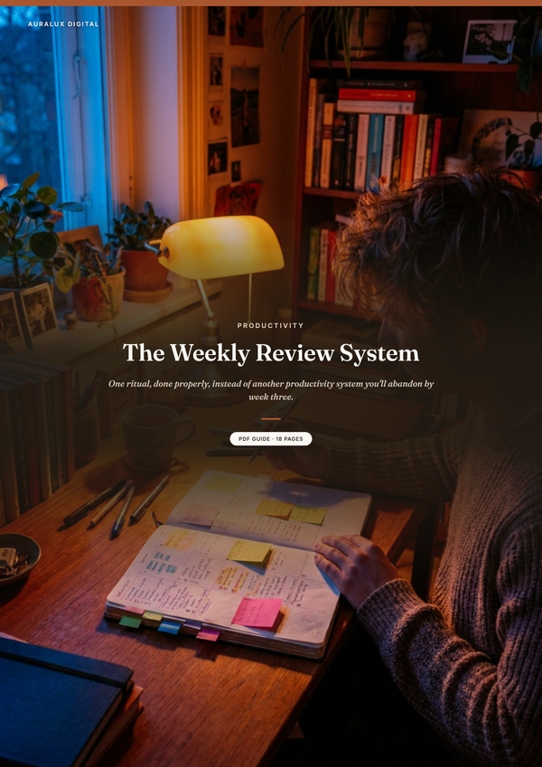 the-weekly-review-system cover